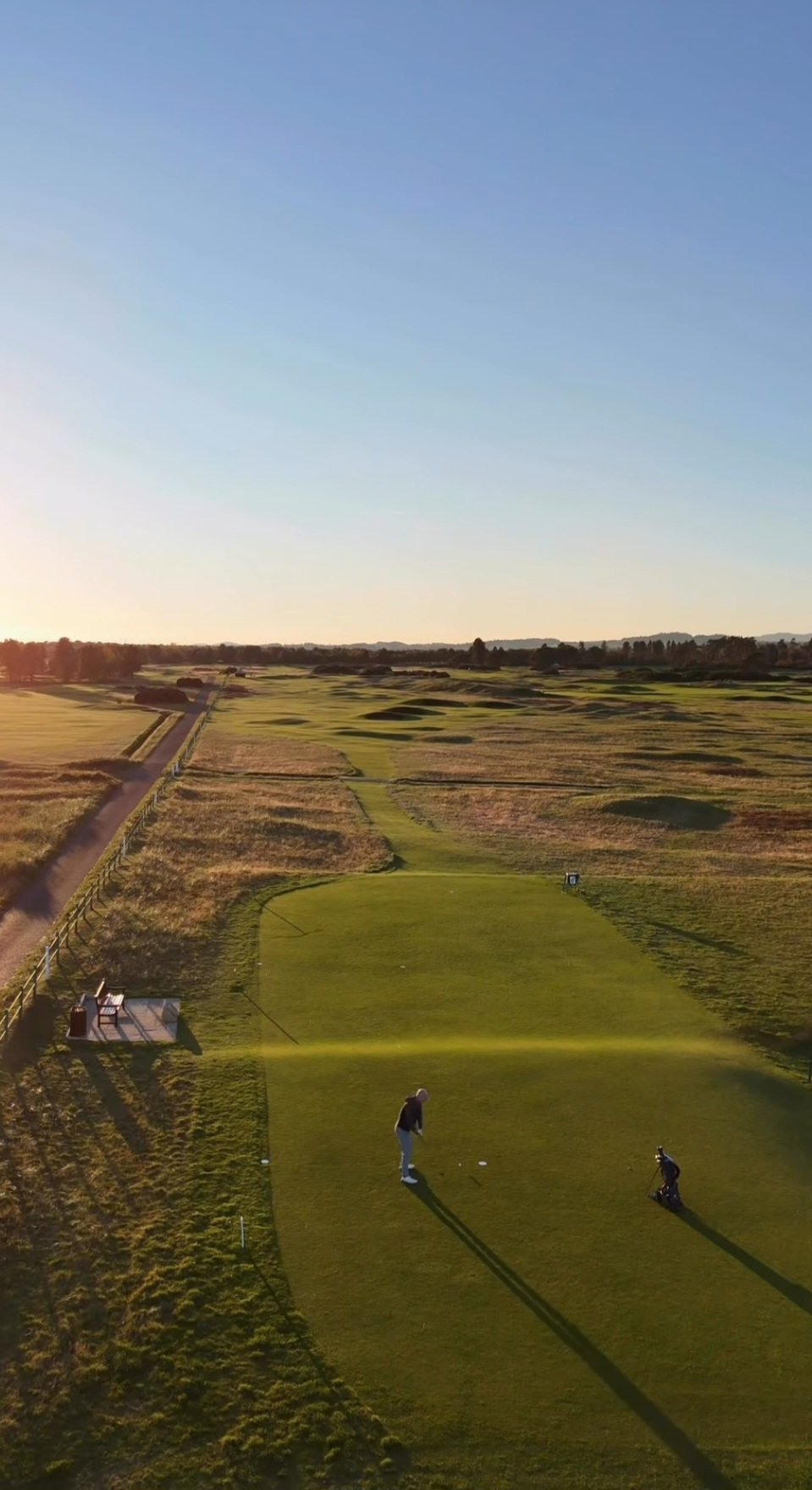 6th Hogans Alley from the tee